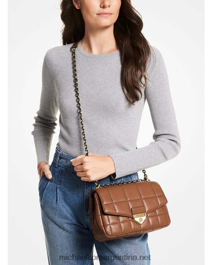 mujer equipaje bolsa de hombro soho grande de piel acolchada Michael Kors T46HB0767