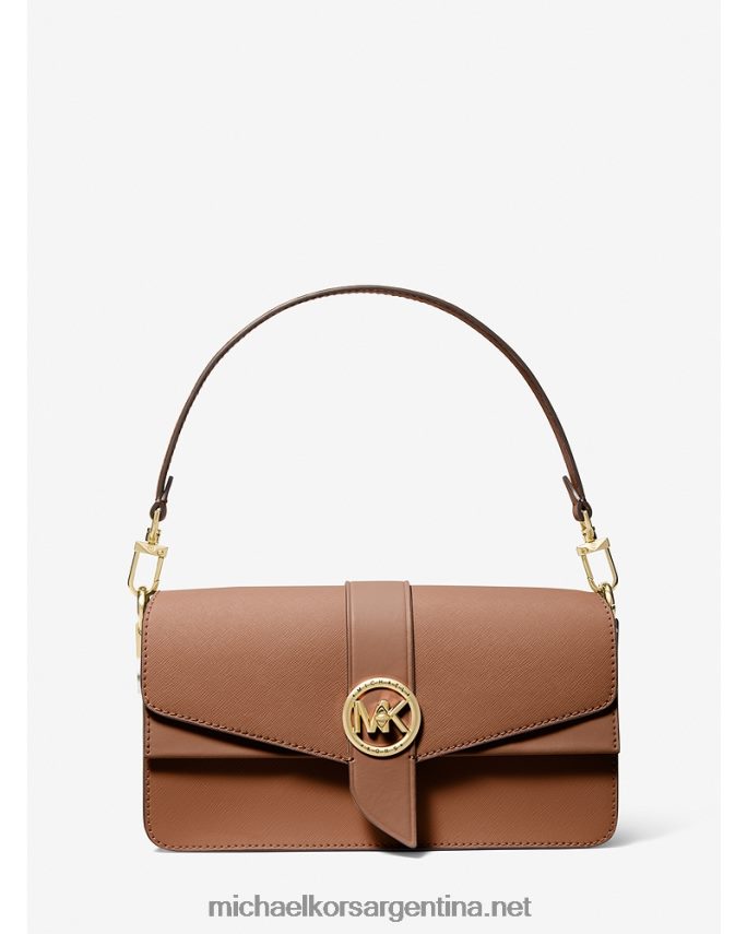 mujer equipaje bolso de hombro greenwich mediano de piel saffiano Michael Kors T46HB0923