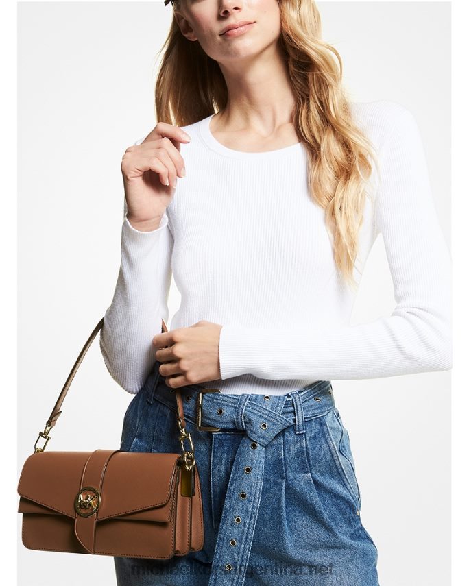 mujer equipaje bolso de hombro greenwich mediano de piel saffiano Michael Kors T46HB0923