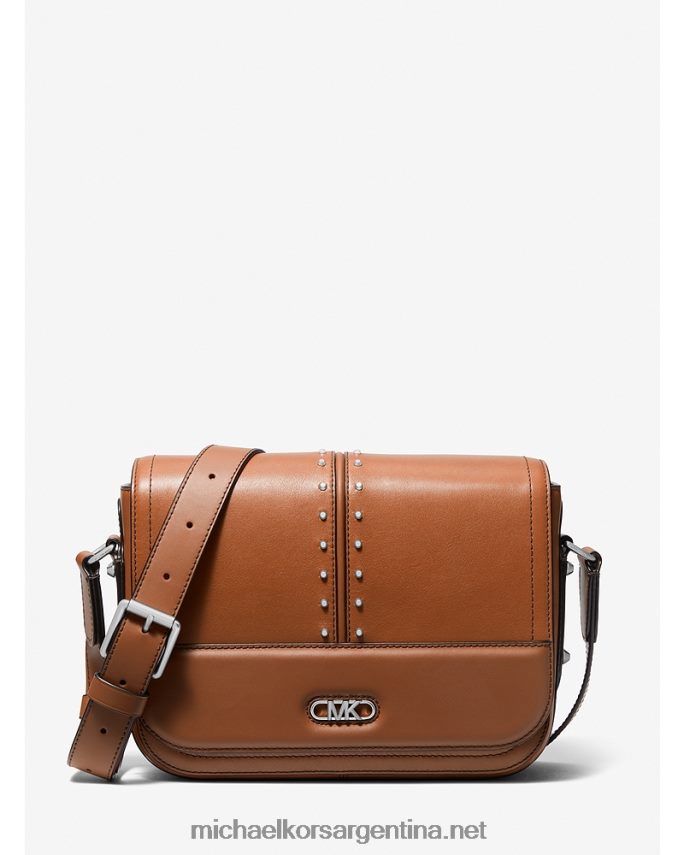 mujer equipaje bolso messenger astor mediano de piel con tachuelas Michael Kors T46HB0784