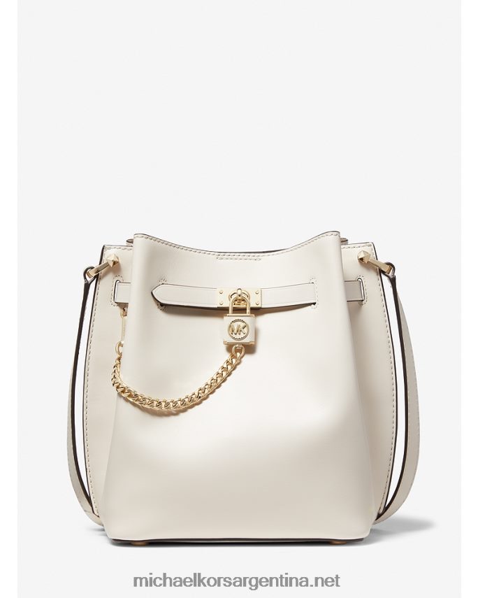 mujer es crema bolso messenger hamilton legacy mediano de piel Michael Kors T46HB0684