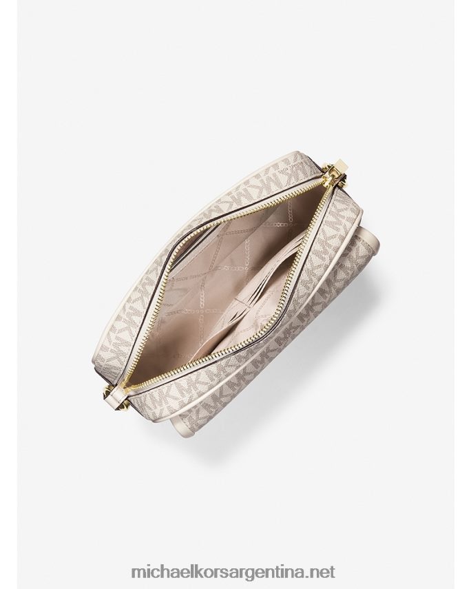 mujer furgoneta/crema bolsa crossbody Parker mediana con logo Michael Kors T46HB0675
