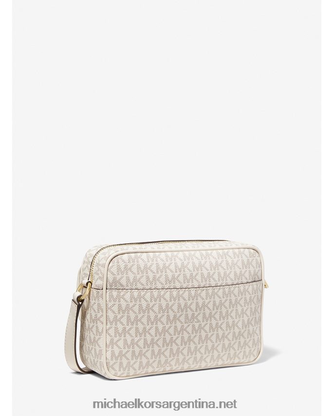 mujer furgoneta/crema bolsa crossbody Parker mediana con logo Michael Kors T46HB0675