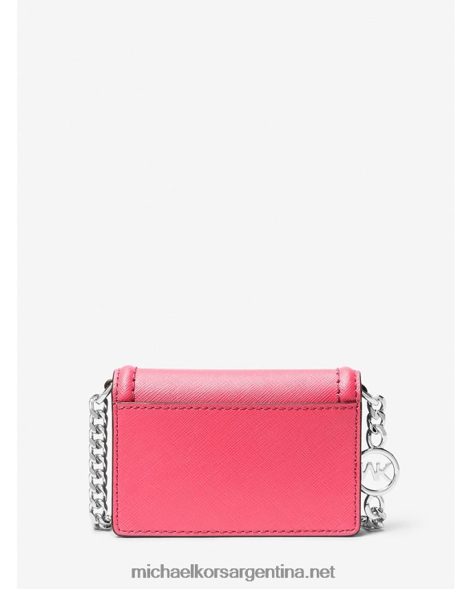 mujer geranio bolsa crossbody jet set micro de piel saffiano Michael Kors T46HB0737