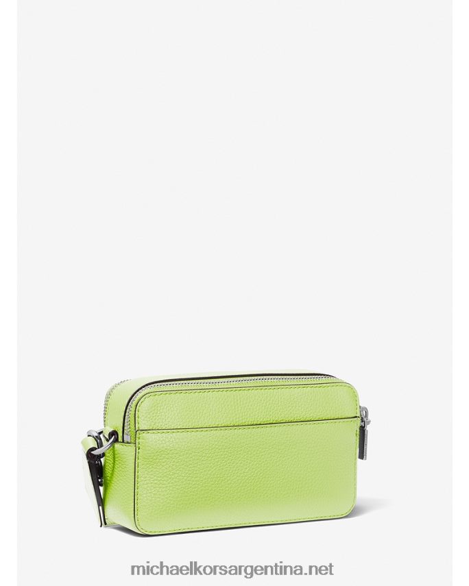 mujer limonada brt bolso cámara jet set pequeño de piel granulada con cremallera doble Michael Kors T46HB0743