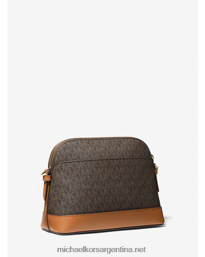 mujer marrón/bellota bandolera grande con cúpula del logo Michael Kors T46HB0934