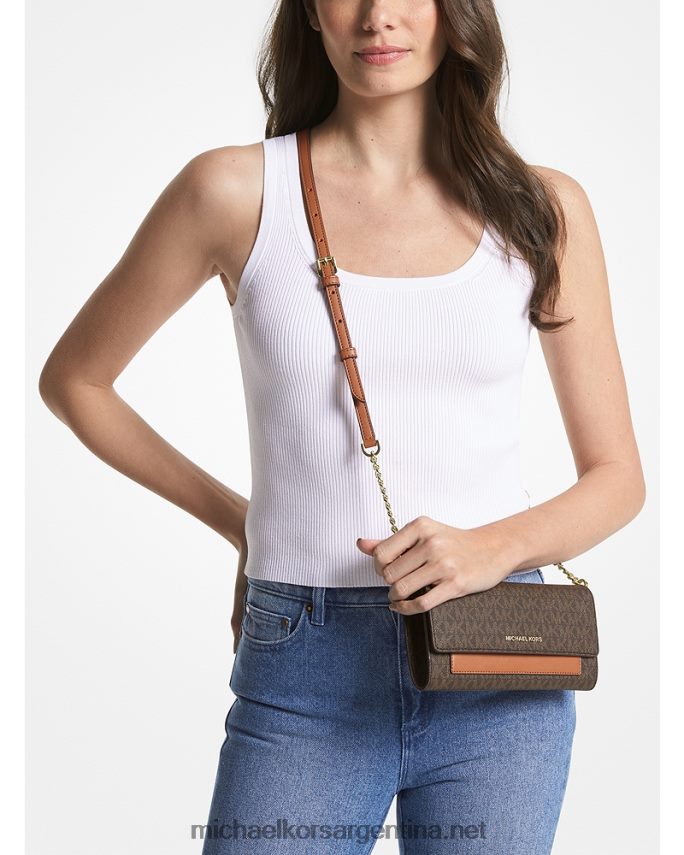 mujer marrón/bellota bolsa crossbody convertible 2 en 1 mediana con logo Michael Kors T46HB0722