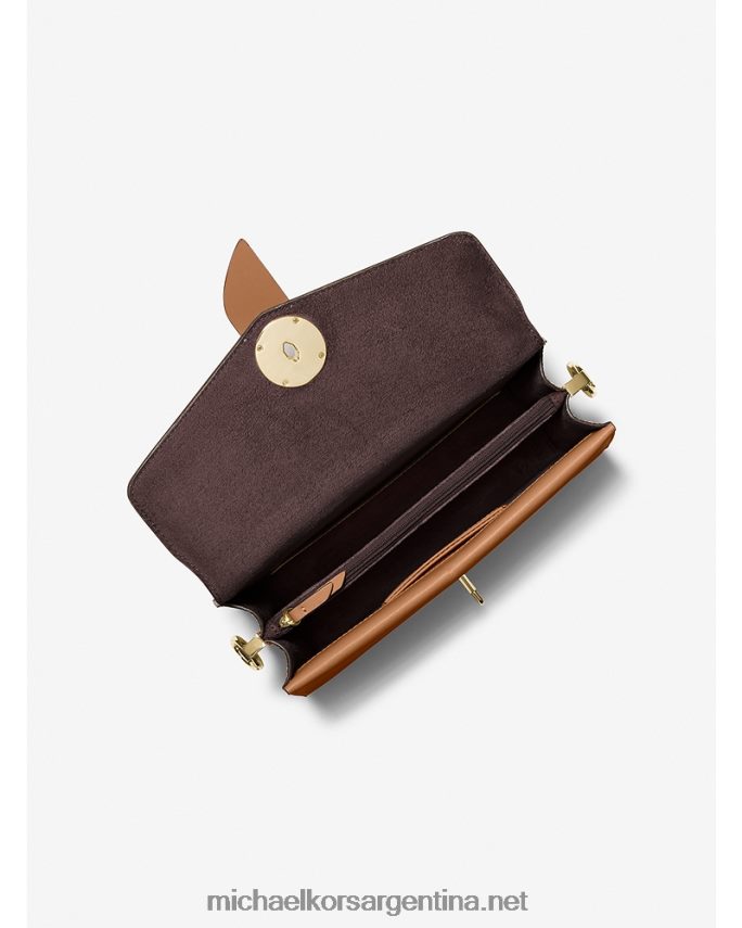 mujer marrón/bellota bolsa de hombro Greenwich mediana con logo Michael Kors T46HB0929