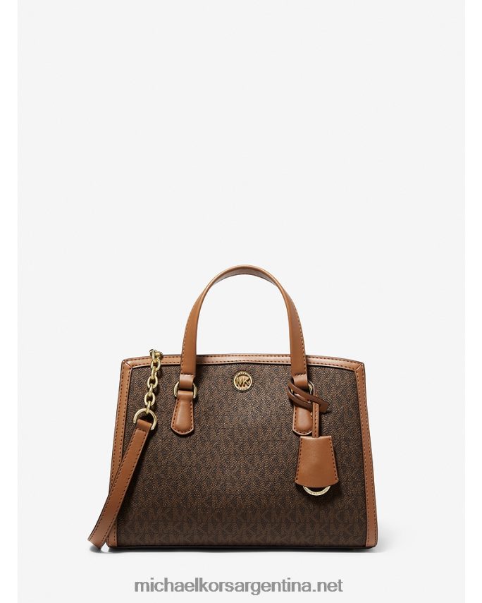 mujer marrón/bellota bolsa messenger Chantal pequeña con logo Michael Kors T46HB0924