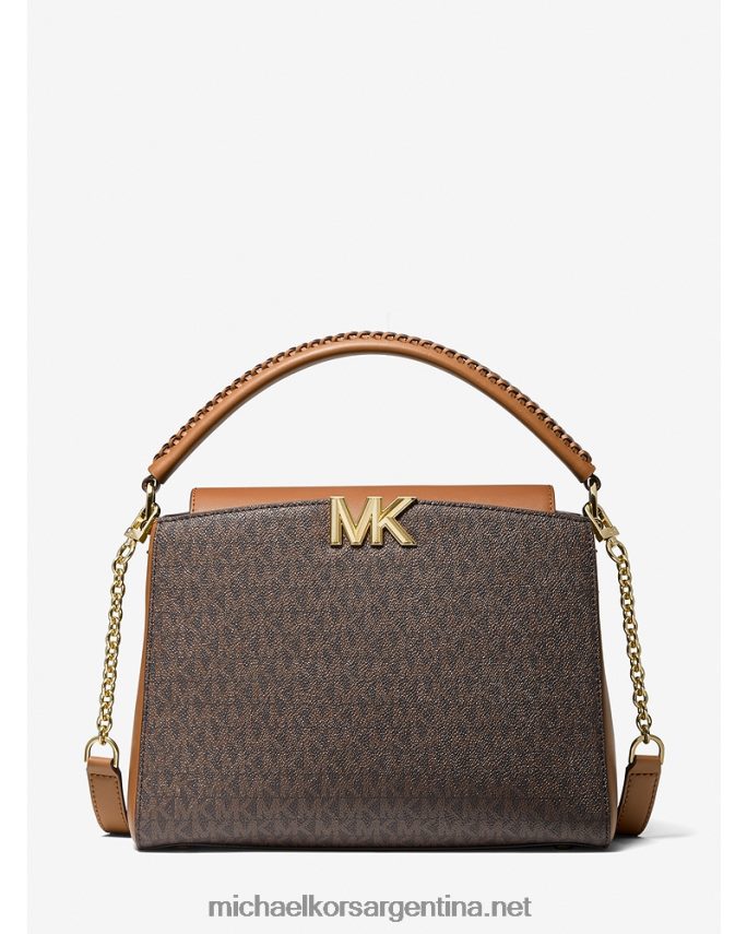 mujer marrón/bellota cartera karlie mediana con logo Michael Kors T46HB0961