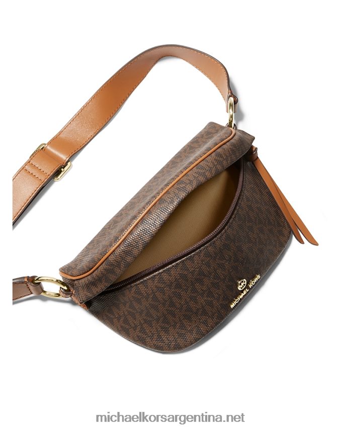 mujer marrón/bellota mochila slater extrapequeña con logo Michael Kors T46HB0708