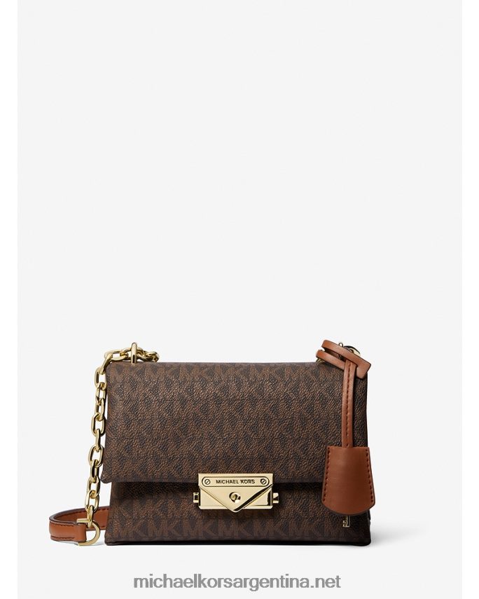 mujer marrón bolso de hombro Cece pequeño con logo Michael Kors T46HB0909