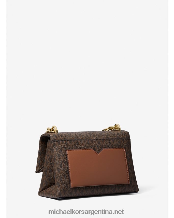 mujer marrón bolso de hombro Cece pequeño con logo Michael Kors T46HB0909