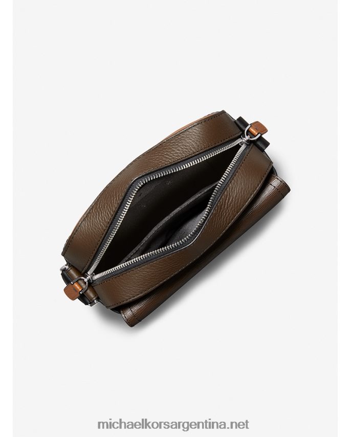 mujer marrón bolso messenger hudson con diseño colour block Michael Kors T46HB01005