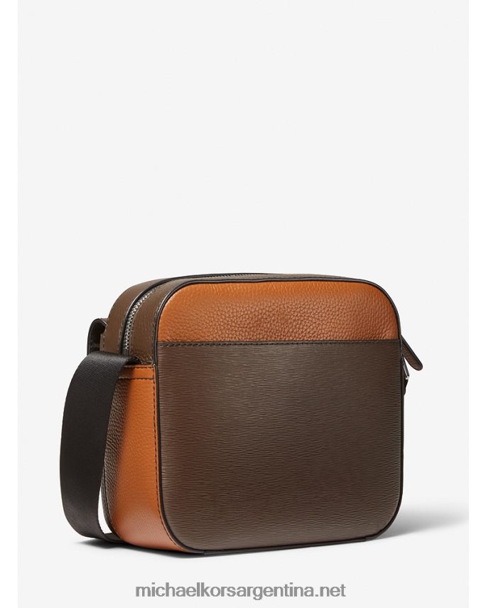 mujer marrón bolso messenger hudson con diseño colour block Michael Kors T46HB01005