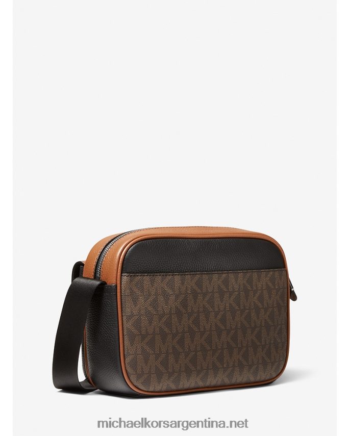 mujer marrón/multi bolsa crossbody hudson grande de piel Michael Kors T46HB01006