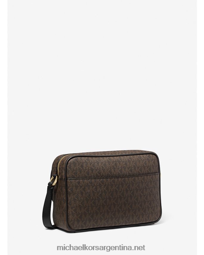 mujer marrón/negro bolsa crossbody Parker mediana con logo Michael Kors T46HB0691