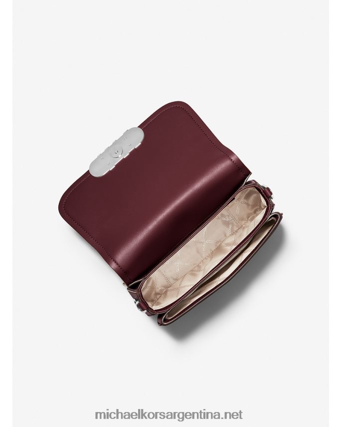 mujer merlot bolso messenger parker mediano de piel Michael Kors T46HB0699