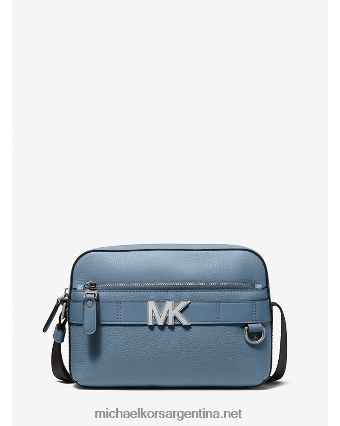 mujer mezclilla bolsa crossbody utilitaria hudson de piel granulada Michael Kors T46HB0792