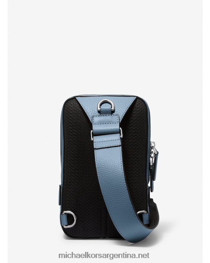 mujer mezclilla riñonera hudson de piel granulada Michael Kors T46HB0796