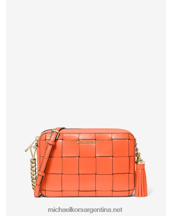 mujer naranja óptica bolsa crossbody ginny mediana Michael Kors T46HB0637
