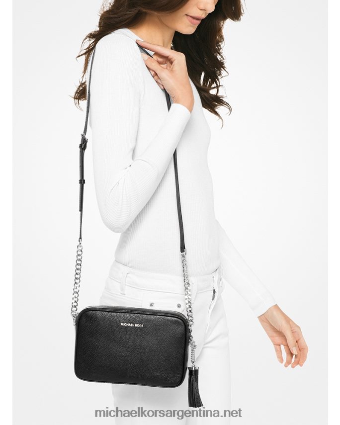 mujer negro bandolera ginny de piel Michael Kors T46HB0643