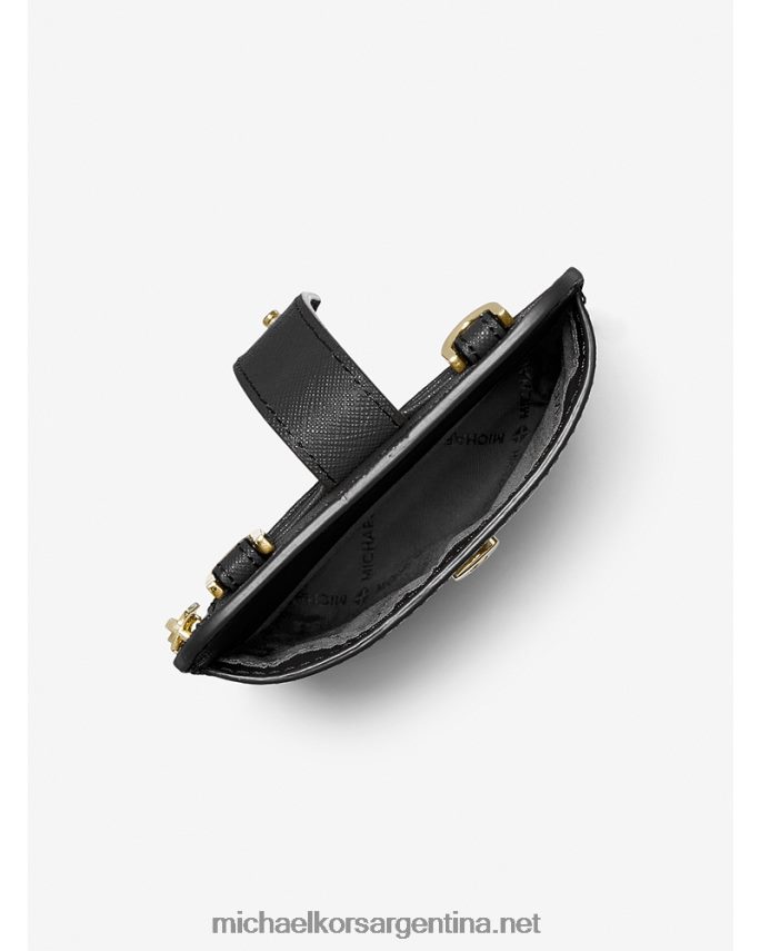 mujer negro bandolera para smartphone de piel saffiano Michael Kors T46HB0880