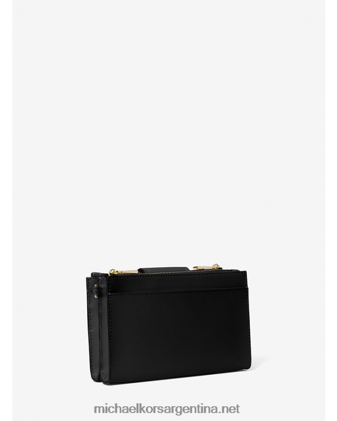 mujer negro bandolera ruby ​​pequeña de piel saffiano Michael Kors T46HB0735