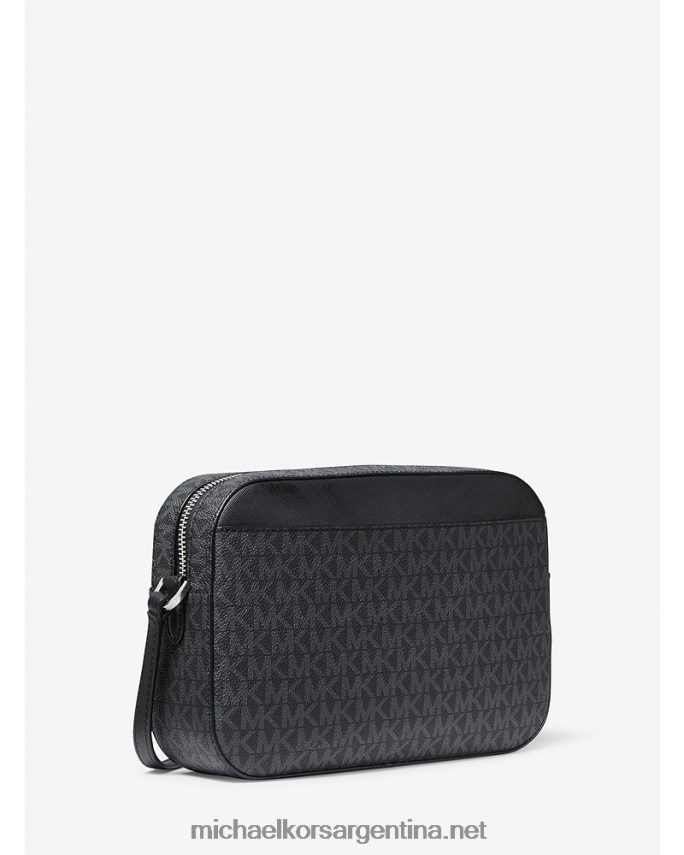 mujer negro bolsa crossbody Jet Set grande con logo Michael Kors T46HB01007