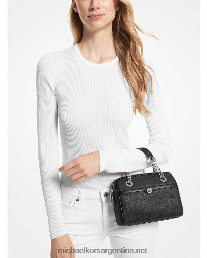 mujer negro bolsa crossbody blaire extrapequeña con logo Michael Kors T46HB0678