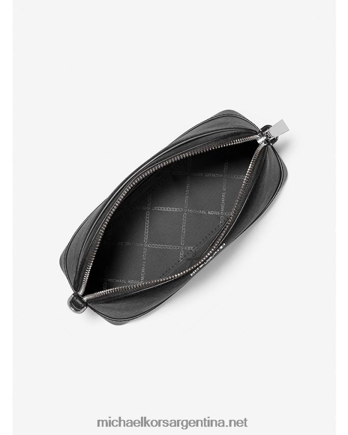 mujer negro bolsa crossbody cúpula grande de piel saffiano Michael Kors T46HB01013