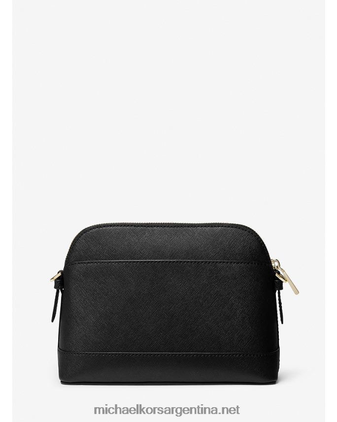 mujer negro bolsa crossbody cúpula grande de piel saffiano Michael Kors T46HB01013