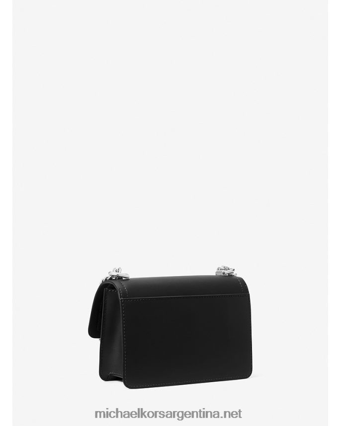 mujer negro bolsa crossbody extrapequeña de piel jaspeada Michael Kors T46HB0716