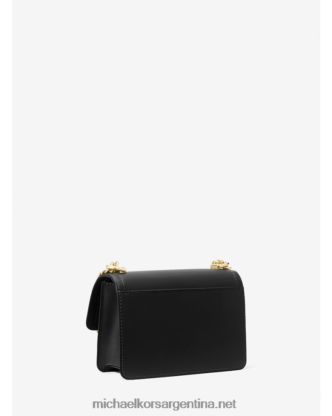 mujer negro bolsa crossbody extrapequeña de piel jaspeada Michael Kors T46HB0981