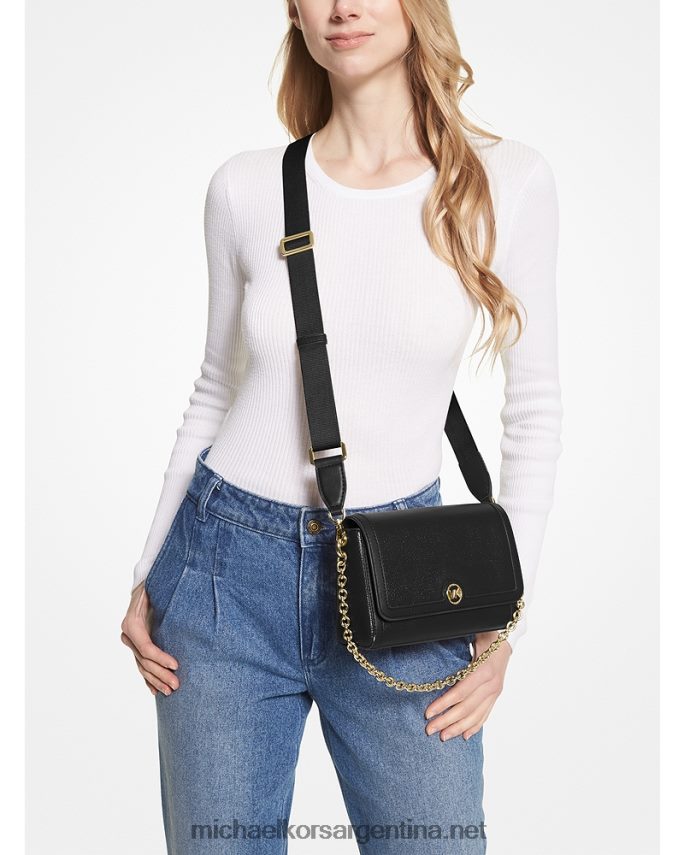 mujer negro bolsa crossbody freya convertible pequeña de piel granulada Michael Kors T46HB0945