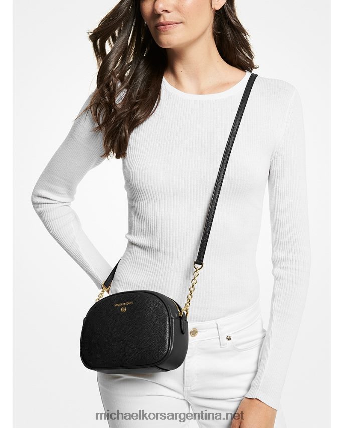 mujer negro bolsa crossbody jet set charm pequeña de piel granulada Michael Kors T46HB0666