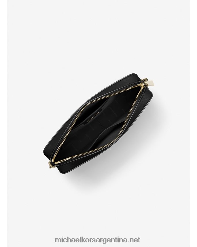 mujer negro bolsa crossbody jet set grande de piel saffiano Michael Kors T46HB0754