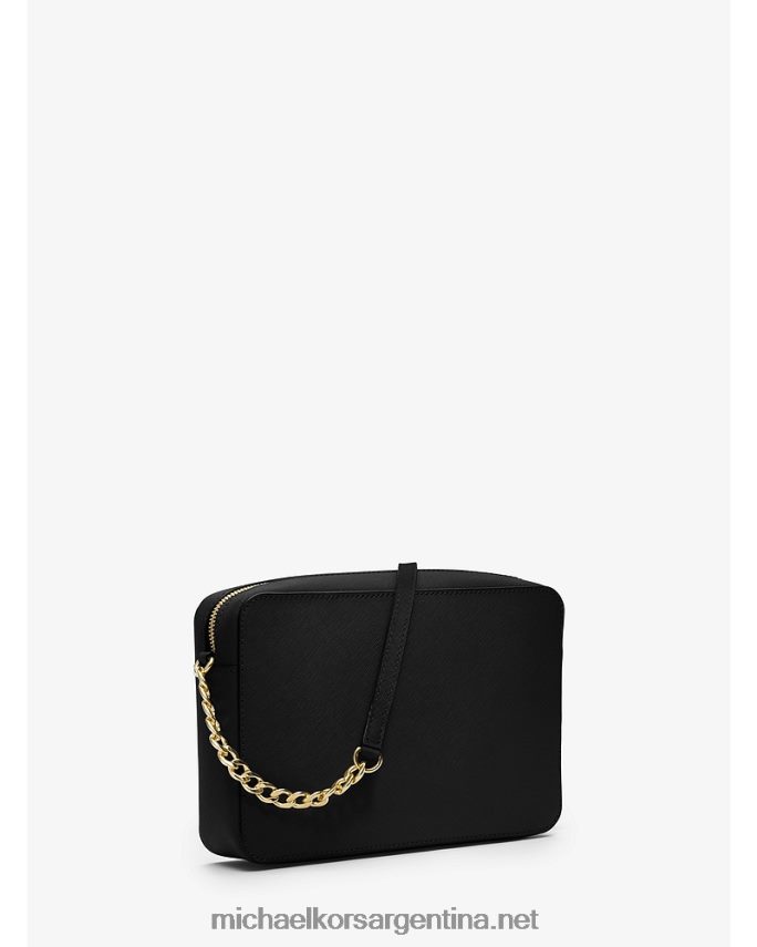 mujer negro bolsa crossbody jet set grande de piel saffiano Michael Kors T46HB0754