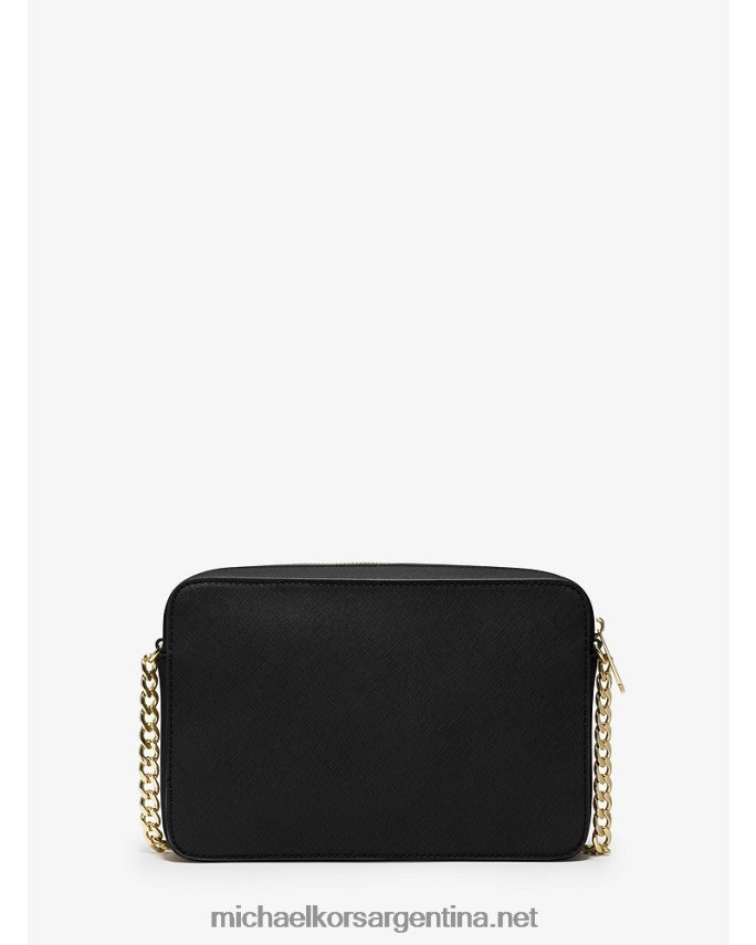 mujer negro bolsa crossbody jet set grande de piel saffiano Michael Kors T46HB0754