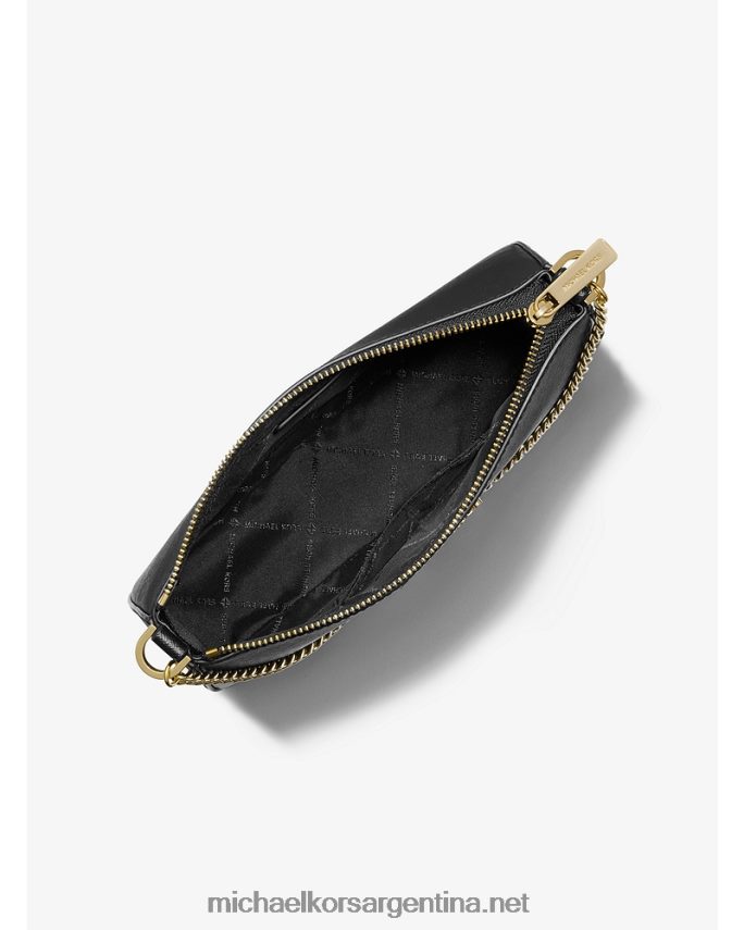 mujer negro bolsa crossbody jet set mediana de piel saffiano Michael Kors T46HB01021