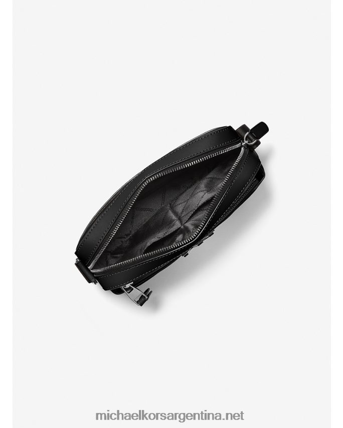 mujer negro bolsa crossbody utilitaria hudson de piel granulada Michael Kors T46HB0795