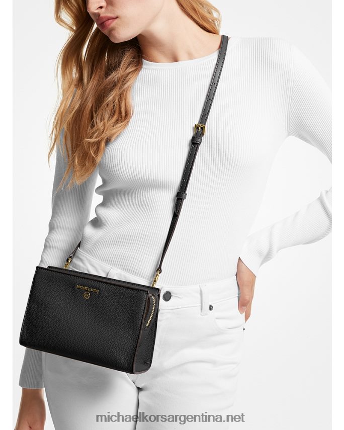 mujer negro bolsa crossbody valerie mediana de piel granulada Michael Kors T46HB0915