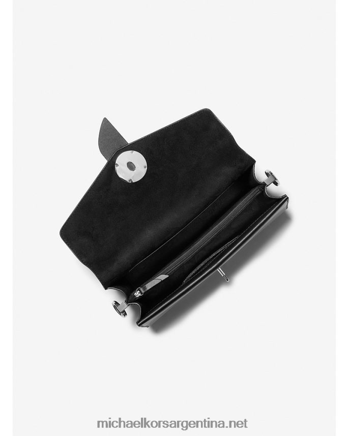 mujer negro bolsa de hombro Greenwich mediana con logo y tachuelas Michael Kors T46HB0941