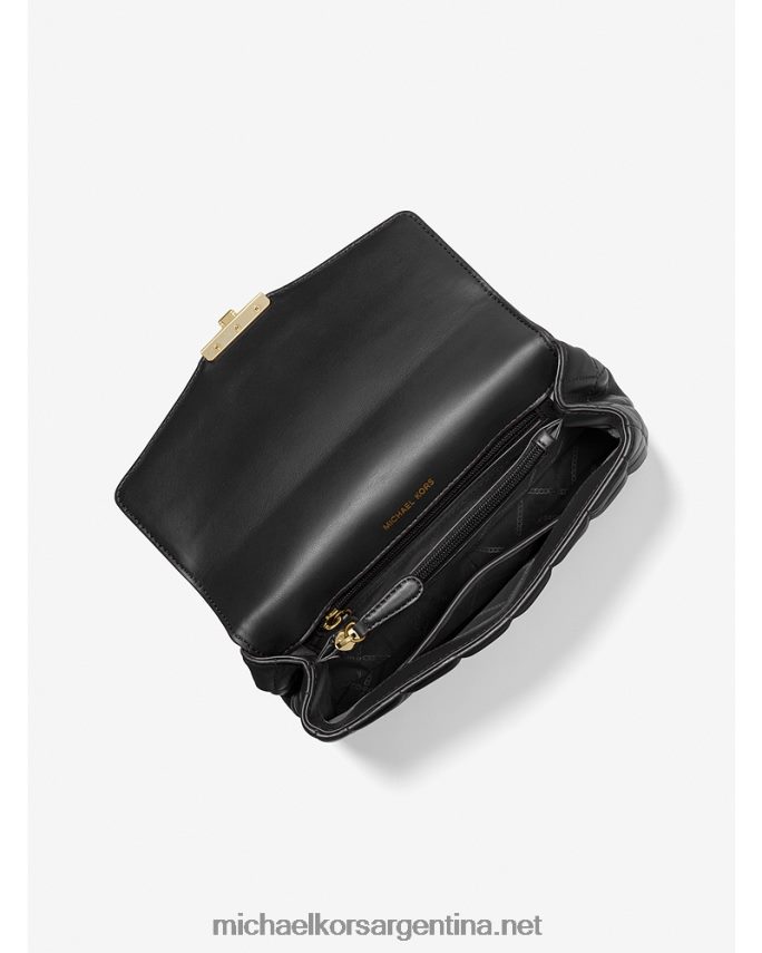 mujer negro bolsa de hombro soho grande de piel acolchada Michael Kors T46HB01000