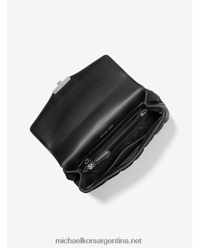 mujer negro bolsa de hombro soho grande de piel acolchada Michael Kors T46HB0771