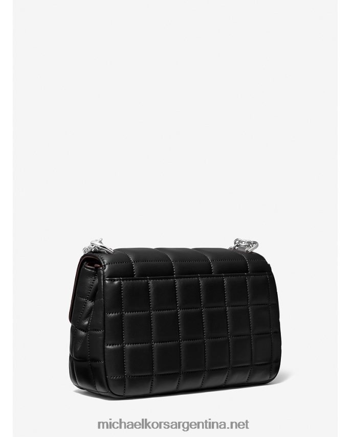 mujer negro bolsa de hombro soho grande de piel acolchada Michael Kors T46HB0771