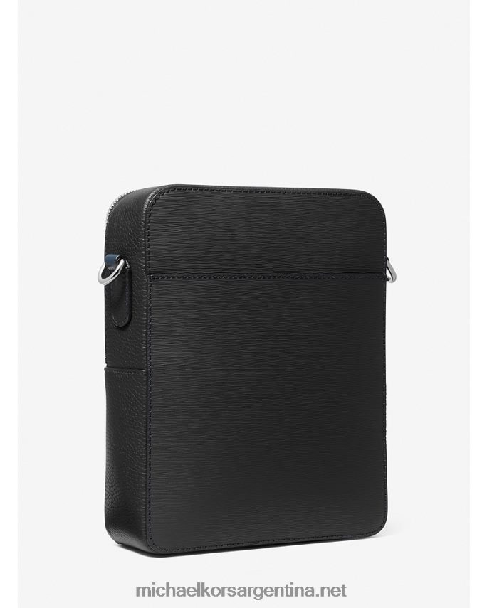 mujer negro bolsa de vuelo de cuero hudson Michael Kors T46HB0955