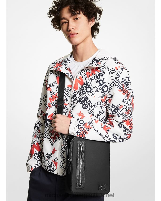 mujer negro bolsa de vuelo de cuero hudson Michael Kors T46HB0955