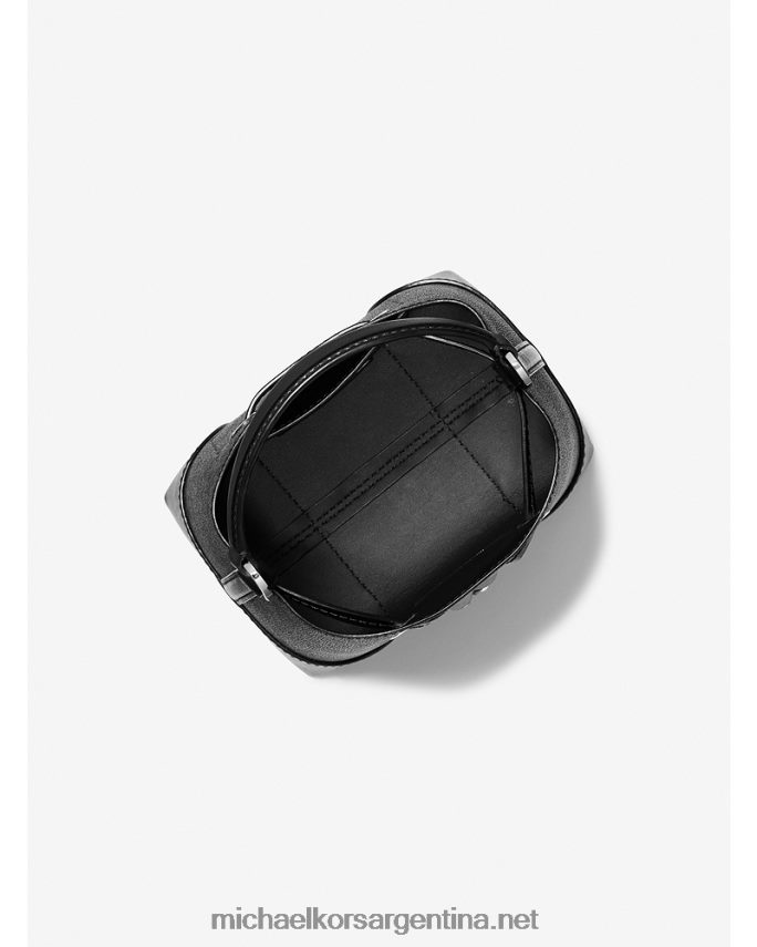 mujer negro bolso bombonera mercer pequeño con logo Michael Kors T46HB0873