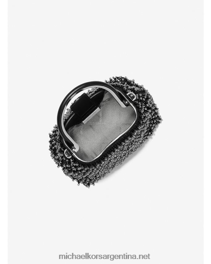 mujer negro bolso de hombro Rosie extrapequeño de ante adornado de edición limitada Michael Kors T46HB0783